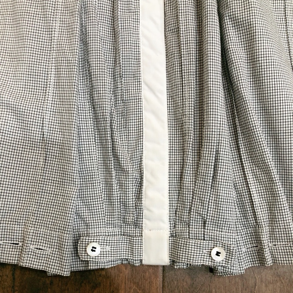 Zac Posen Gingham Plaid Embroidered Cotton Dress SZ 6 - Picture 6 of 16